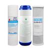 10-Inch Universal Water Purifier Cartridge Set: PP Cotton & Activated Carbon Filters for First Three Stages