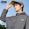 JEEP SPIRIT Herren Leichte Kapuzenjacke mit UV-Schutz