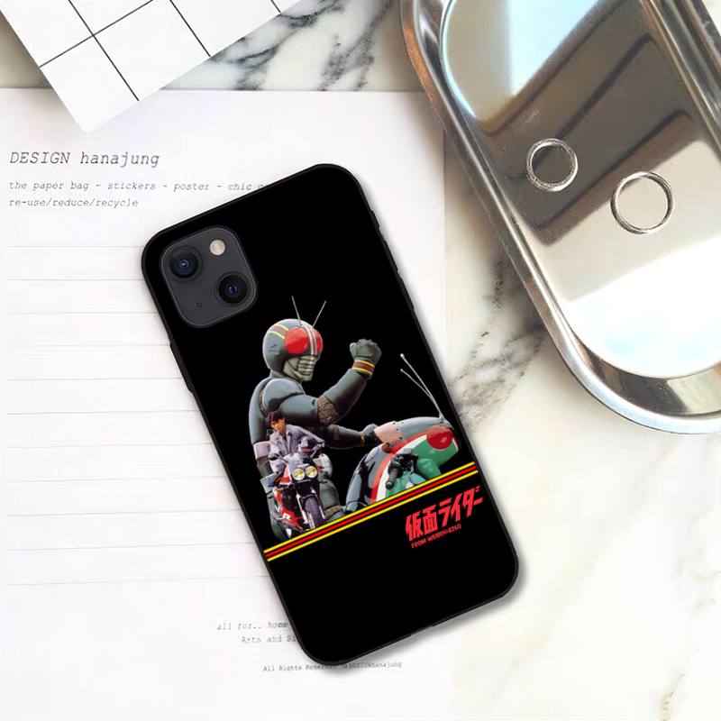 Kamen Rider Telefon Fall Für iPhone 11 12 Mini 13 14 Pro XS Max X 8 7 6s Plus 5 SE XR Shell