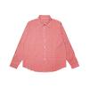Frühling und Sommer Neues Retro Revers Karomuster Langarmhemd Locker Patchwork Design Jacke