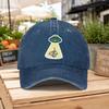 UFO Cow Print Washed Baseball Cap  Lightweight Duckbill Hat with Hook  Loop Unisex for Unisex  Women