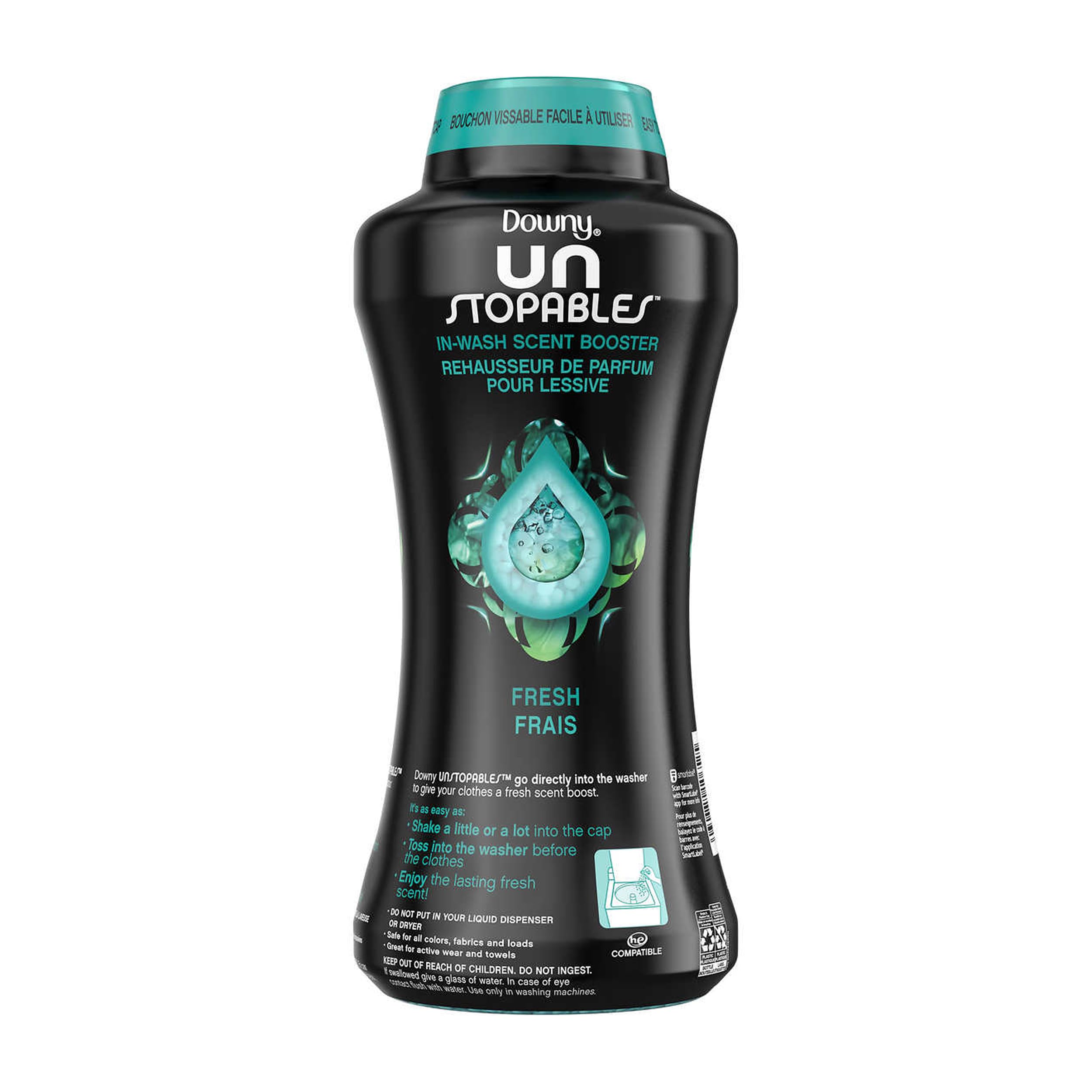 

Downy Unstopables Усилитель аромата Свежие гранулы для стирки, (34 унции) зелёный