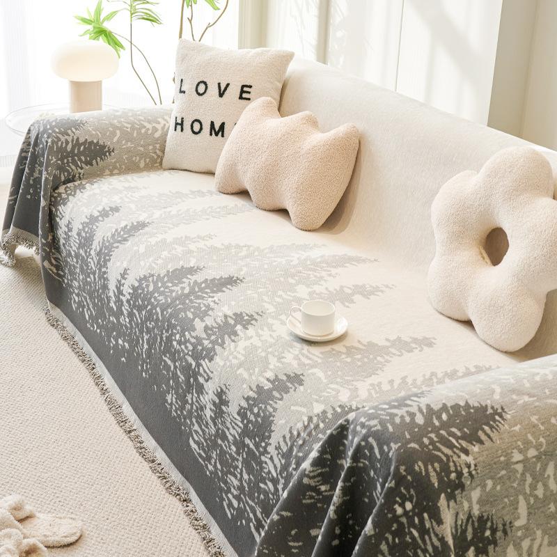 Chenille Sofa Cloth Towel Four Seasons Universal Sofa Cover Cover New Anti-slip Cat Scratch Sofa Cushion.