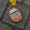 8 tasti Mini Kalimba in legno di alta qualità Squisito dito pollice pianoforte Marimba musicale buon accessorio ciondolo regalo