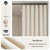 Chang Baosen No-Drill Plastic Shower Curtain Set