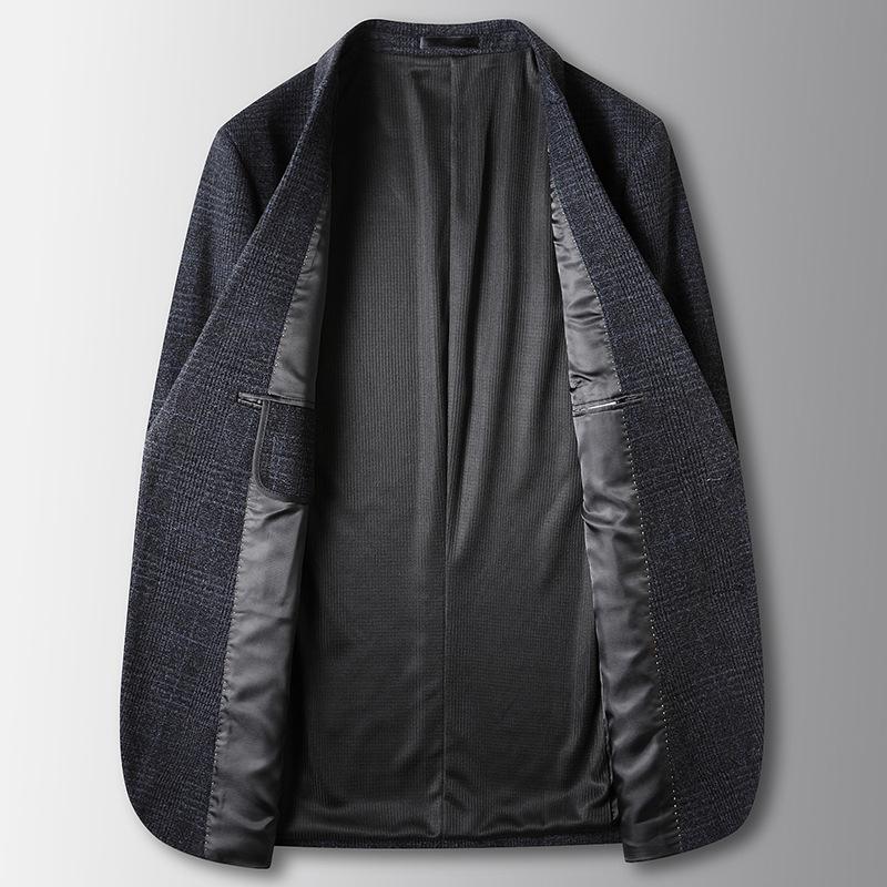 Spring and Autumn Light Luxury Business Single West Solid Color Middle-aged and Young People Single-breasted Trendy Suit Jacket