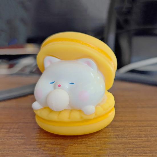 Bubble Animal Macaron Fidget Toy Stress Relief Dog Cat Rabbit Frog Squeeze Sensory Toy Anti-Anxiety Soft Stress Ball Pinch Desk Toy