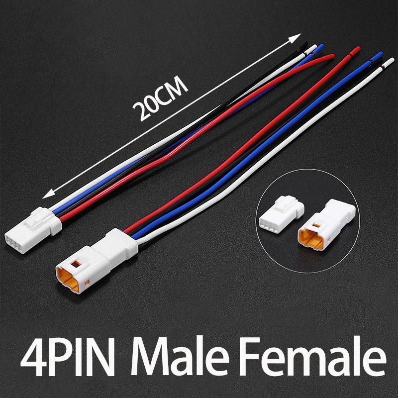 Waterproof 6P Car Connector Male Female Pair 20cm Wiring Harness Terminal Compatible With JST Jwpf Series 2/3/4/6/8pin Optional