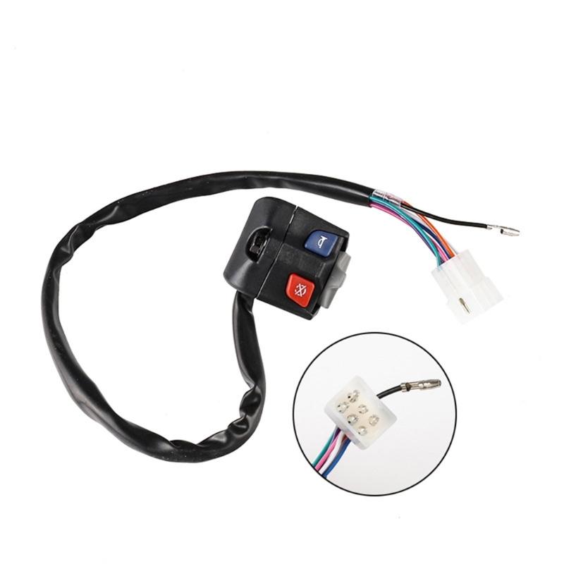 Waterproof Universal Motorcycle Headlight Switches With Ignitions Control ABS Construction Suitable For Dirt Bike Models