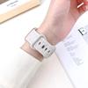 For Apple Watch 10 46mm/Ultra 2/Ultra 49mm/9 8 7 45mm/SE (2023) SE (2022) SE 6 5 4 44mm/3 2 1 42mm Silicone Watch Strap