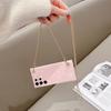 Luksusowa perłowa bransoletka na nadgarstek Chian etui do Samsung Z flip 3 Z krotnie 4 S23 S22 S21 Ultra S20 Fe S10 S9 S8 A14 A34 A54 A13 A23 A33 A53 A12 A22 A32 A52
