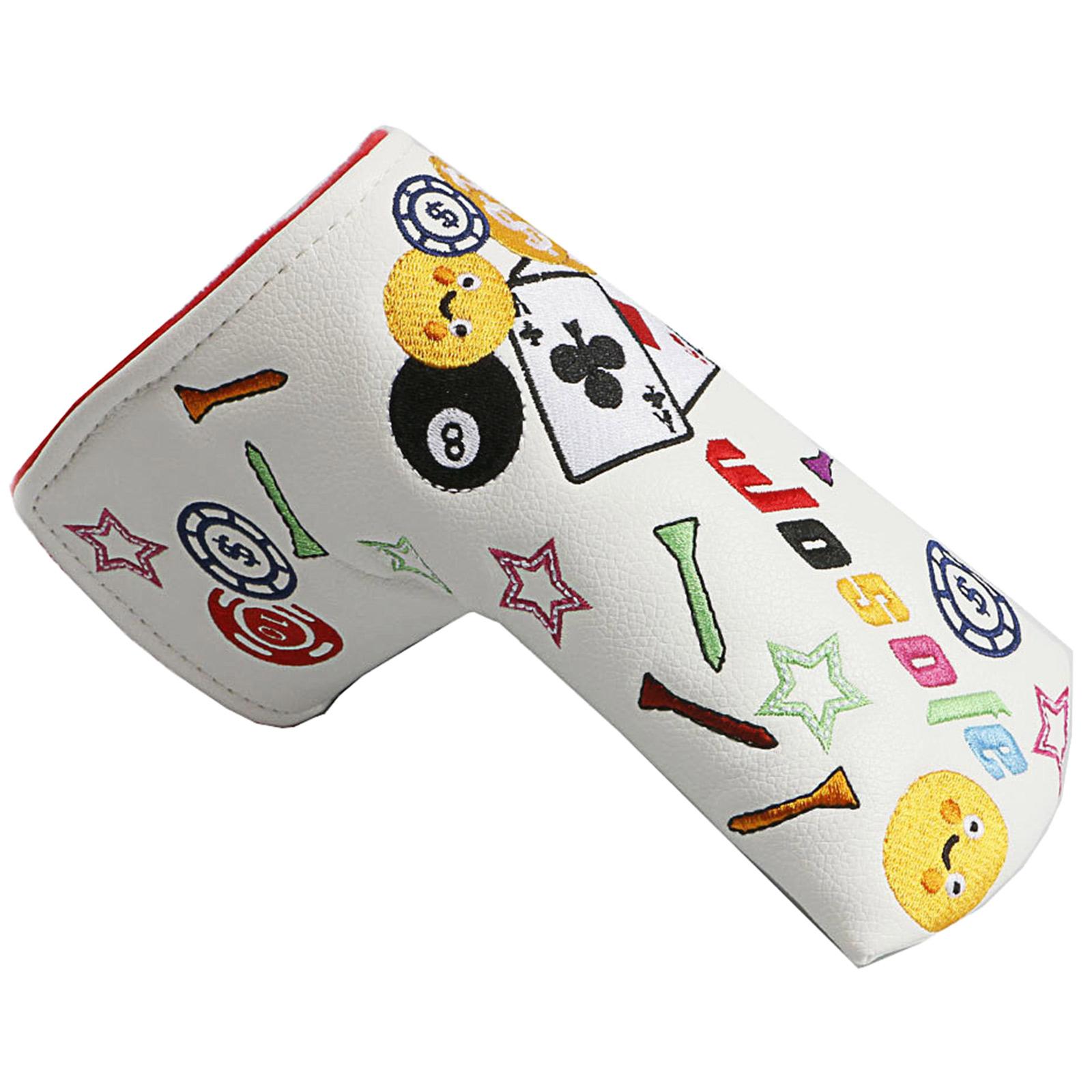 Golf Putter Head Cover,Golf Mallet Putter Headcover-w/Magnetic Closure Golf Accessories Golf Club Head Cover Protector