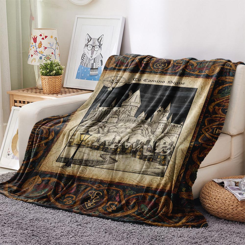 1 Stück Flanelldecke mit Cartoon-Druck, Hohe Qualität, Bequem für alle Jahreszeiten, Heimdekoration, Wärme und Komfort, Perfekt als Weihnachts- oder Geburtstagsgeschenk