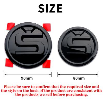2026 Hete Aanbieding Voor SKODA 80/90/100mm Auto Voor Motorkap Embleem Vervangende Sticker Achterklep Logo Voor Skoda S Logo Octavia Fabia 2 Super