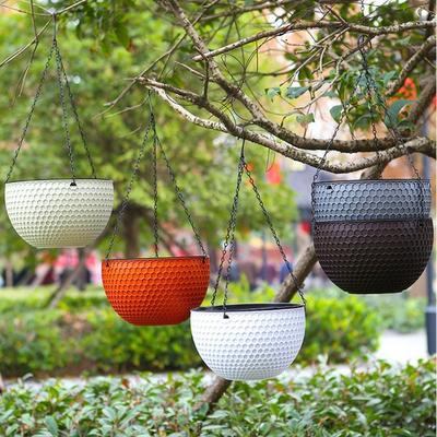 Hanging Imitation Weaving Flower Pot Plastic Flower Basket New Hydroponic Flowerpot