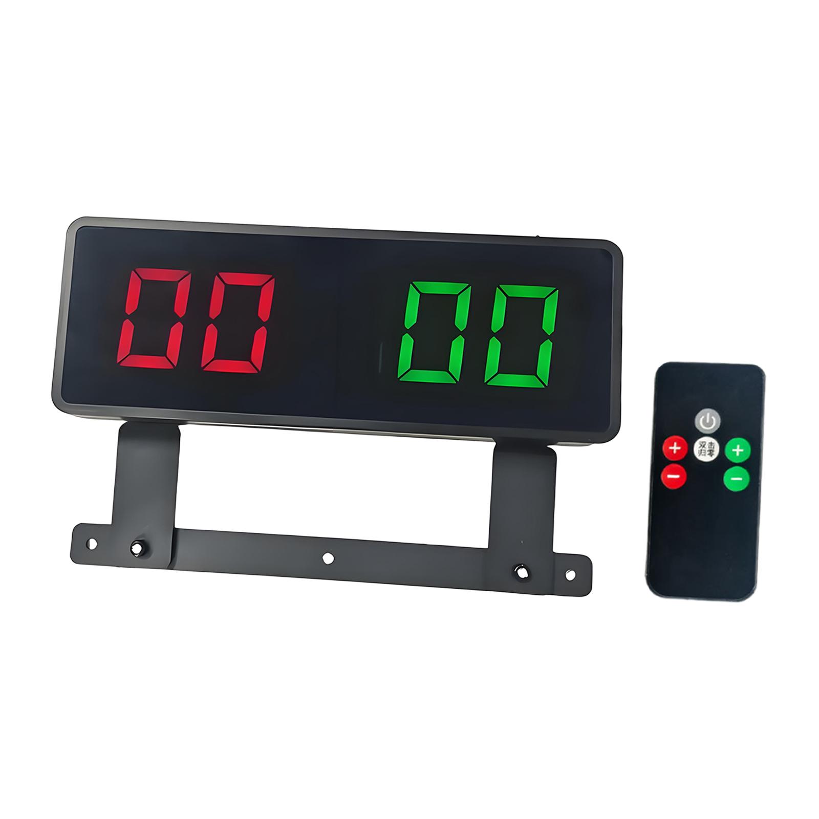 Billiards Electronic Scoreboard 26x9.5x3cm Multipurpose for Table Tennis Sturdy Practical Portable Digital Scoreboard чёрный