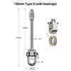 Heavy Duty Swing Hook Stainless Steel Easy Installation Yoga Hammock Hook Threaded Shaft Hammock Hook Indoor Outdoor Playground