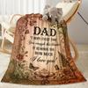 Papa's Legend And Love Flannel Blanket-Soft and Suitable for Sofas,Beds,Offices,Travel,All Seasons,Great Gift for Holidays and Birthdays.
