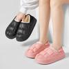 Winter Warm Women Slippers Casual Non-slip Platform Flats Home Waterproof Non Slip Shoes Indoor Outdoor Thick Plush Men Slides