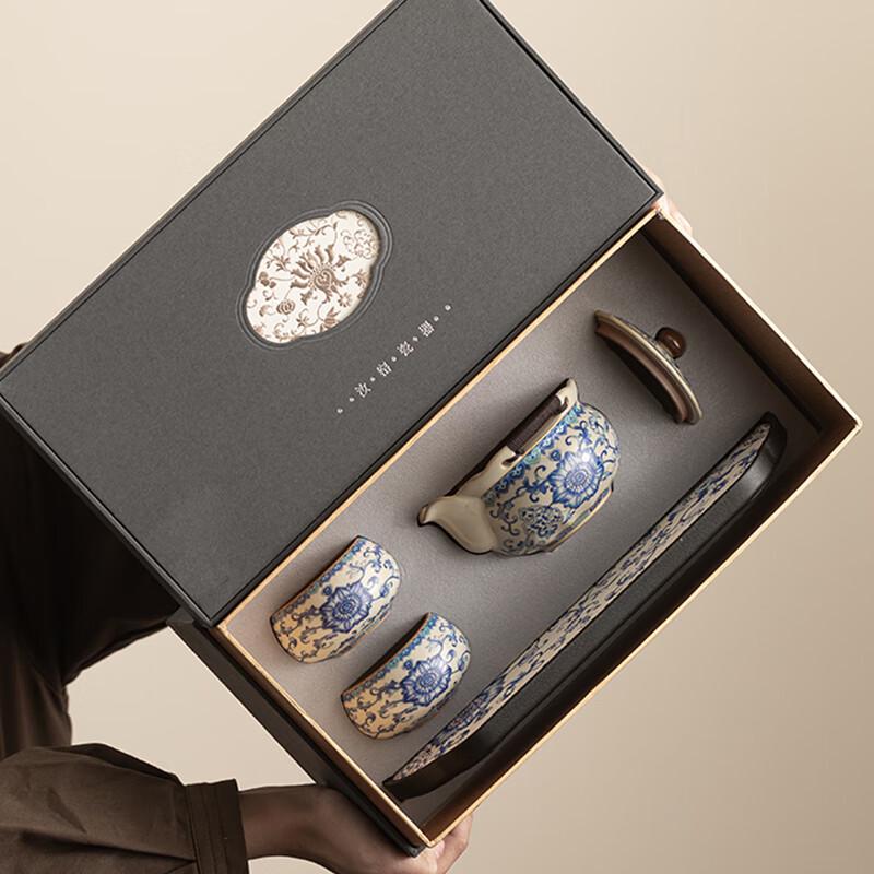 Chinese Ceramic Gongfu Tea Set Gift Set