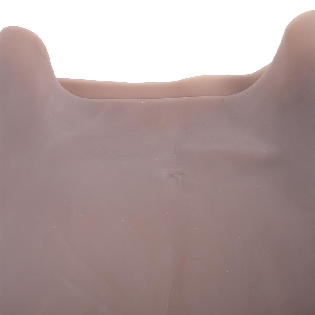 Silicone Pants Butt Shapewear Underwear Breathable Open Crotch Padded Thickening Silicone Butt Shaper Control Shorts Coffee M