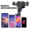 Gravity Carbon Fibre Mobile Cell Phone Stand Car Air Vent Mount Holder Support -