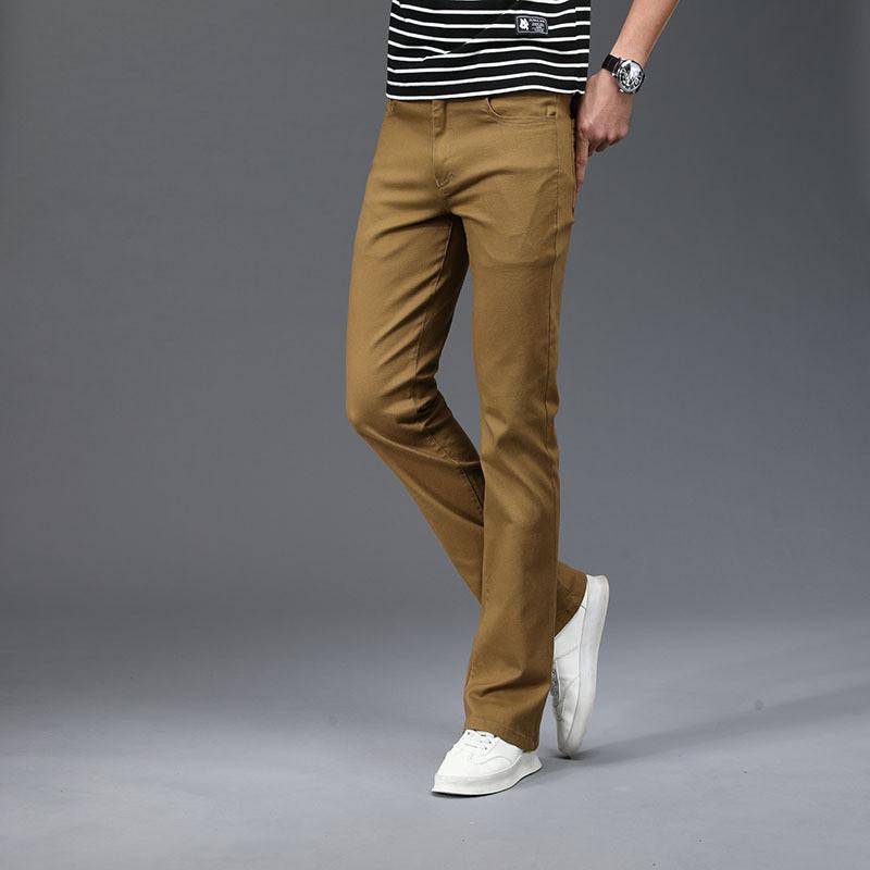 Džíny Pánské Pánské džínové kalhoty Micro-FIare Klasické Návrhář Běžné kalhoty FIared Pánské džínové rovné kalhoty