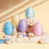 3D Printed Snake Egg Figurine Movable Joints Snake Eggshell Figure Fidget Toy