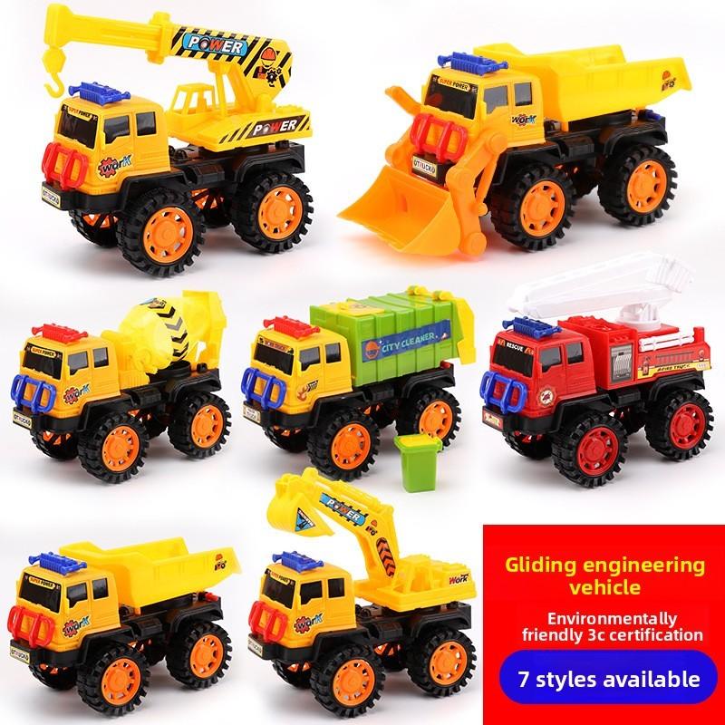 Childrens Construction Vehicle Toy With Sliding Function For Boys And Gift Use