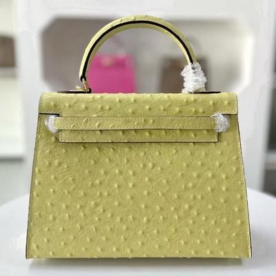 2026 New Palm Pattern Mini Bag Second Generation Ostrich Leather Single Shoulder Crossover Banquet Cross Border