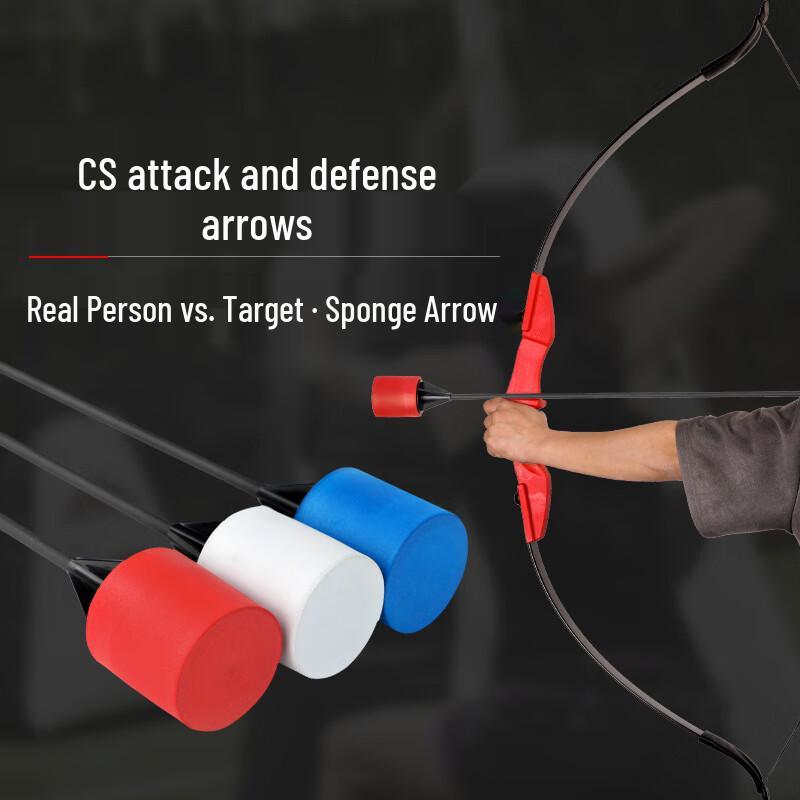 Integrated Sponge Archery Arrow for Outdoor CS Games