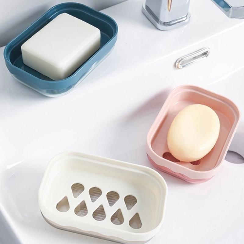 Compact Sealed Soap Container For Gym Goers Water Resistant Plastic Storage Box With Ventilation Holes