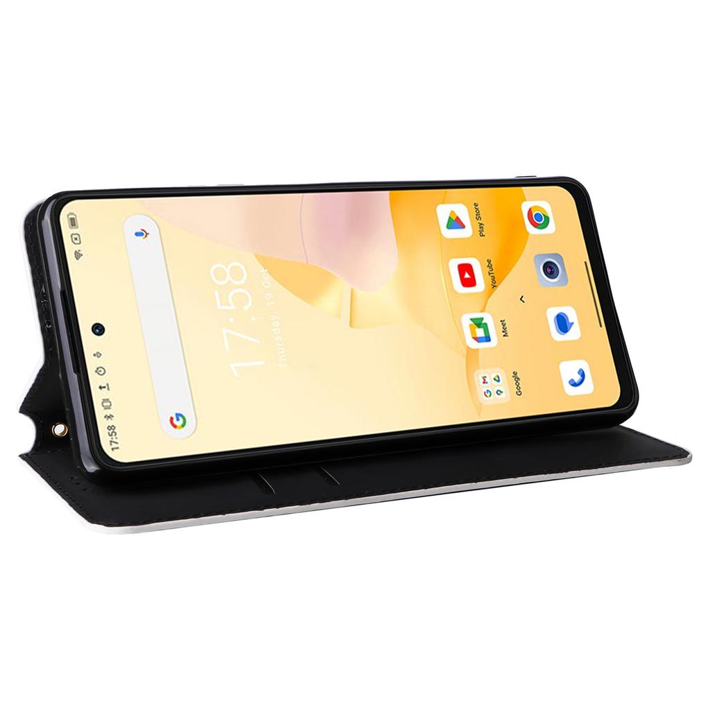 For Blackview Shark 8/Oscal Tiger 12 Leather Case Rhombus Wallet Stand Flip Phone Cover