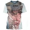 Jesus Christ Pattern Print T-Shirts Summer Casual O-Neck Oversized Quick-Drying Short Sleeve Catholicism Men's T-shirts