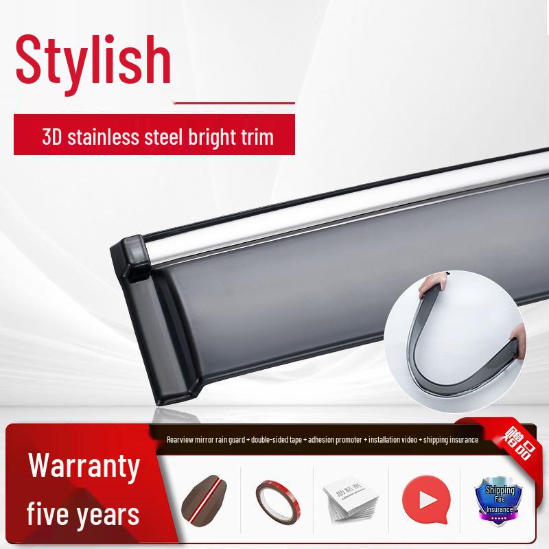 Honda Tenth Gen Accord, Civic, Lingpai, and Fengfan Car Window Rain Visor - Sun and Rain Guard for CR-V, XRV