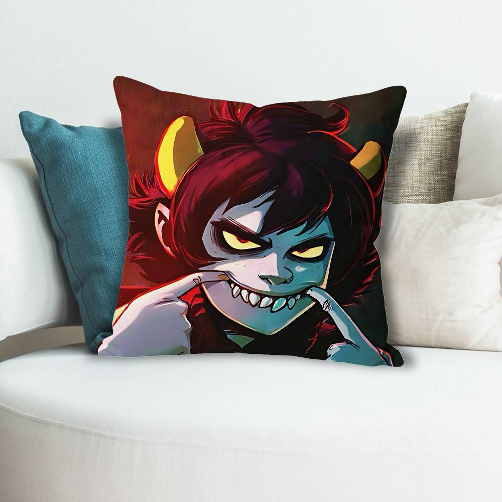 Cute KKarkat VVantas Various Sizes Square Pillow Case For Car Home Bedchamber Decor Custom Valentine Gift