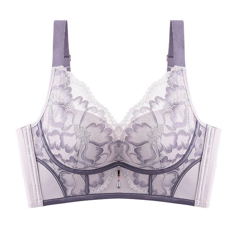 Yard Adjustable Gathering Comfortable Non-Steel Ring Anti-Sagging Collecting Vice Breasts Bra