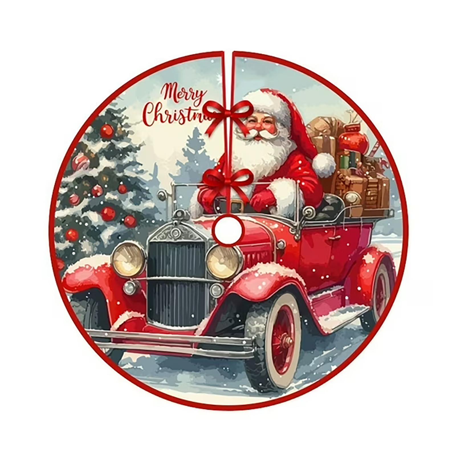 

Рождественская елка юбка украшения для дома рождественские елочные украшения юбка орнамент праздничные праздничные украшения для вечеринок в помещении на открытом воздухе One Size