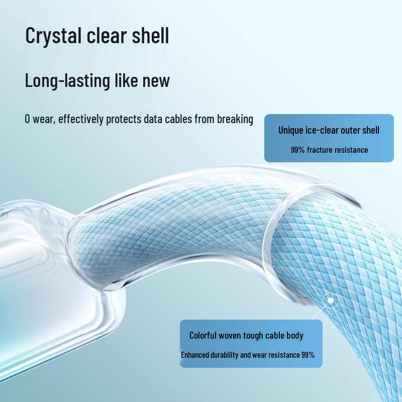 120W Type-C Fast Charging Cable for Apple, Huawei, Vivo, Oppo, Honor