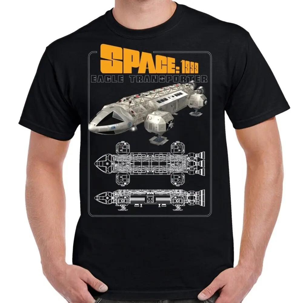 

Space 1999 Eagle Transporter Color Schematic Adult TShirt Short Sleeve Casual 100 Cotton ONeck Mens Tshirt Size S3XL S