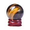 Natural pink crystal, tiger eye stone, aventurine, obsidian crystal ball, mini ball ornament, home decoration item