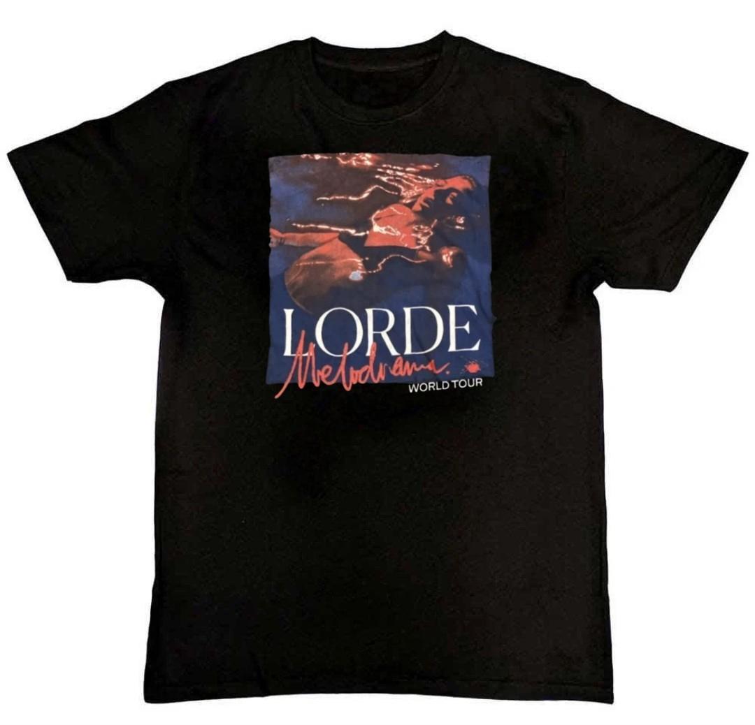 RARE Lorde - Melodrama World Tour Graphic Print Mens T-Shirt S