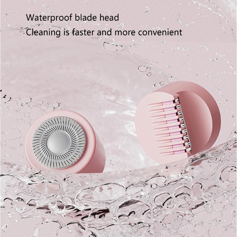 Rechargeable Cordless Hair Remover For Sensitive Skin Compact Travel Size ABS Material Unisex Body