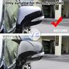 Pair LHD Rearview Mirror Cover For Lexus RX RX270 RX350 RX450 2009-2014 Side Reversing Mirror Cap Rear View Mirror Trim