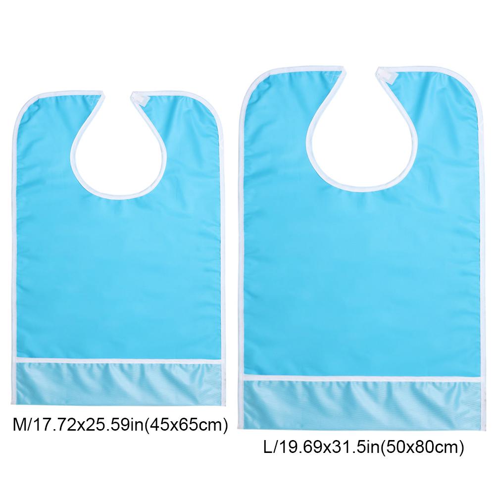 Reusable Cleaning Accessories for Elderly Eating Clothing Protector Extra Long Waterproof Apron Adult Bib