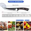 2PCS Stainless Steel Forged Boning Knife with Knife Sheath Fruit Knife Handmade Knife Peeling Knife Sharp Kitchen Chef Knife