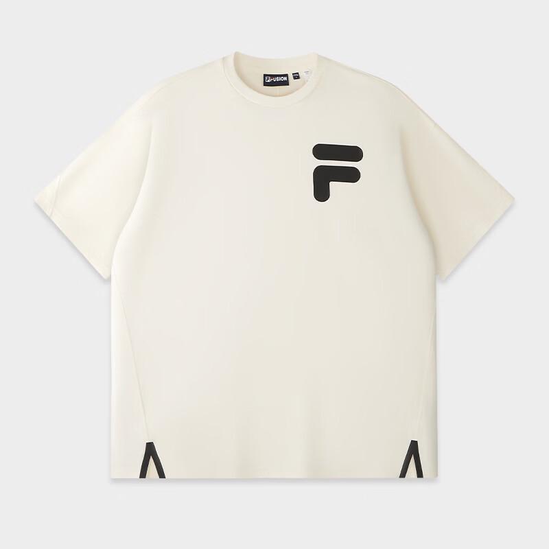FILA FUSION Unisex Knitted Short-Sleeve Cool-Feel T-Shirt S