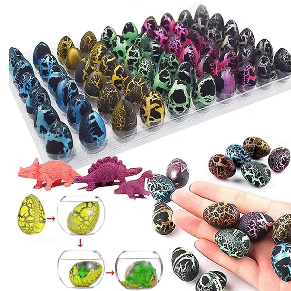 20pcs Magic Dinosaur Egg Hatching Growing In Water Grow Egg Animal Breeding Process Educational Teaching Funny Boys Gifts