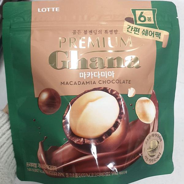 Lotte Premium Ghana Macadamia 24g x 6pcs One thing
