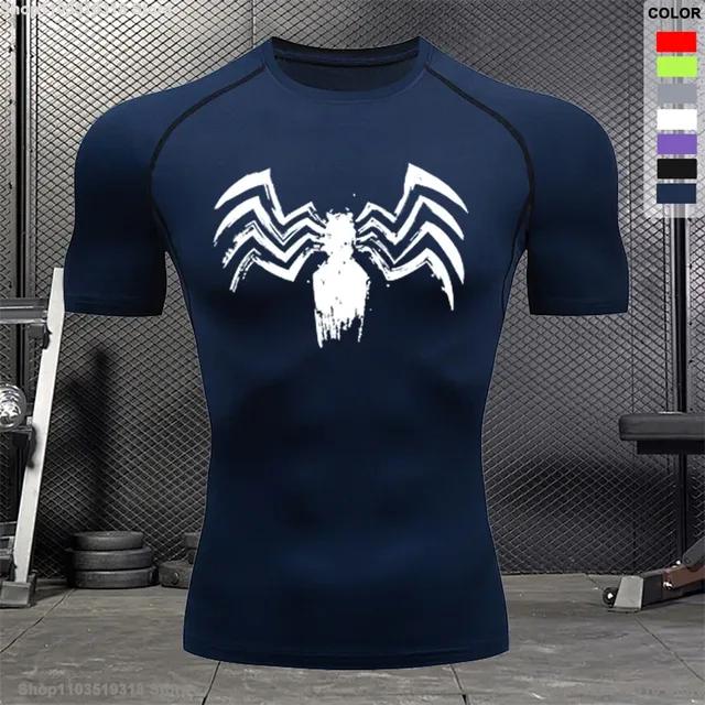 Kompressziós póló nyári kültéri edzéshez, kerékpározáshoz, futáshoz, hétköznapi viseletre, férfiaknak, légáteresztő, szűk szabású, fitnesz rövid ujjú felső S-3XL